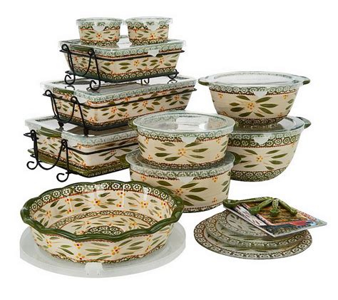 <strong>Temptations Old World</strong> Black Ovenware Casserole Bowls With Lids. . Temptations old world
